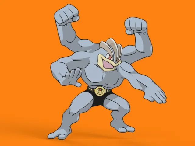 Machamp Wall Art