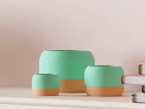Minimalist Plant Pot. 2 Part Design with Drainage