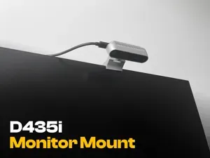 RealSense D435 / D435i Over-Monitor Top-Down Mount