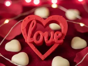 Cœur "Love" pour un amour eternel - saint-valentin