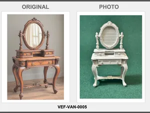 Belgrave Oval Vanity VEF-VAN-0005 1:12 Dollhouse