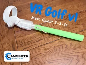 Meta Quest 2/3s/3 Golf Club Handle
