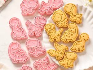Cute Dinosaur Cookie Mold Set