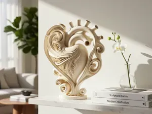 Ornamental Heart Sculpture