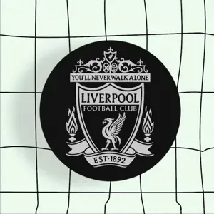Liverpool Football Club - 94mm - Drinks Coaster - Black & White