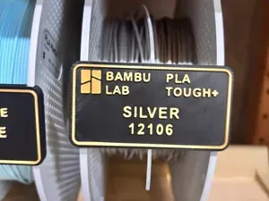Bambu Lab PLA TOUGH+ Filament – Spulen-Etikett