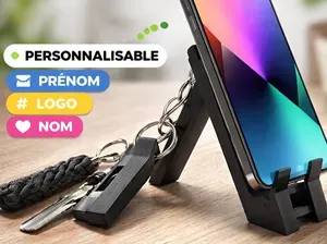 Support de téléphone pliable porte-clés