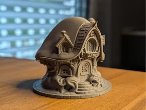 Whimsical Tree-Root Cottage (DnD Terrain)