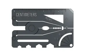 Print In Place Credit Card Pliers And Measurement Tools