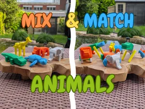 Mix & Match Animals - Kinderspiel