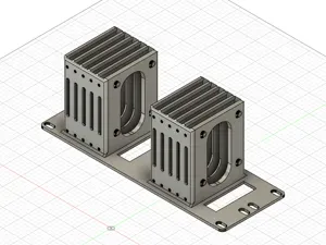 10-inch Rack mount for 2 Raspberry Pi+10 2.5 SSDs