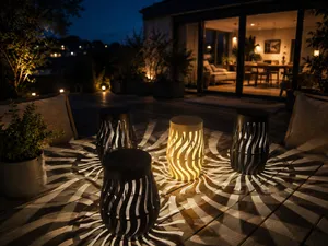 3 Solarleuchten für Garten oder Terrasse
