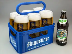 Augustiner 6-er Bierträger / Männerhandtasche