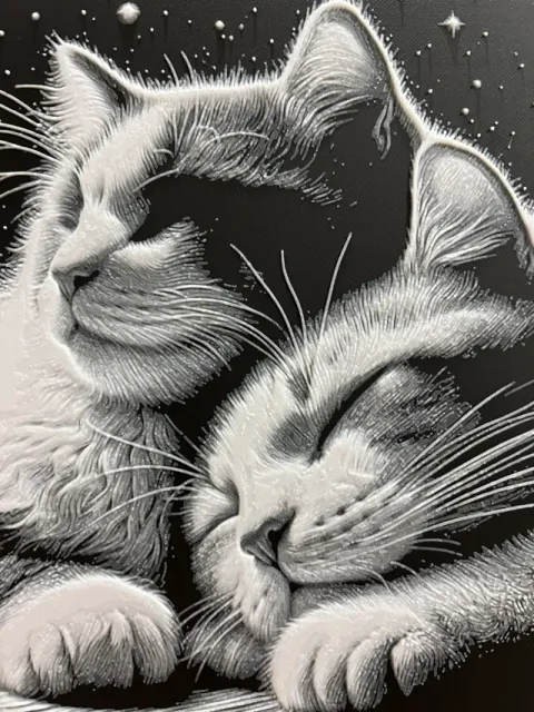 Cats Under Starlight Hueforge — Фото 3 из 6