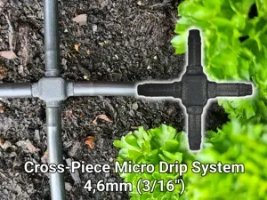 Cross Piece micro drip 4,6mm (3/16")