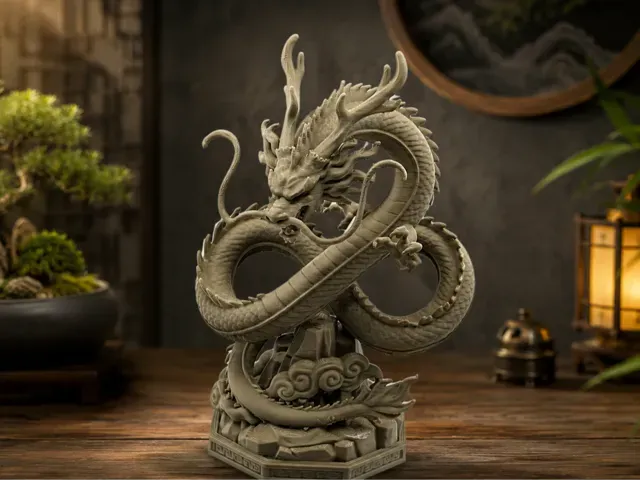 Mystischer Ostdrache – Eleganz