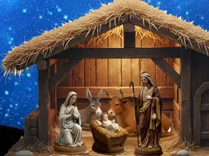 Capanna del Presepe – Scena Natività 3D