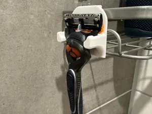 Gilette Razor holder for shower shelf