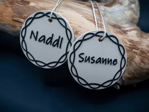 Personalisierte Geschenk-Namens-Tags