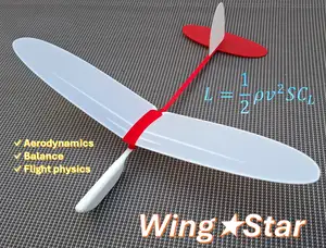 Free-flight glider model "WingStar"