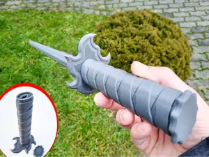 Collapsible RENGOKU katana sword (Print-in-Place)
