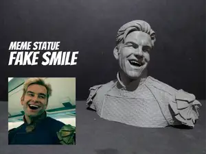 Meme Statue _ Homelander's Fake Smile