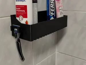 Duschorganizer mit 2-fach Rasierer Halterung