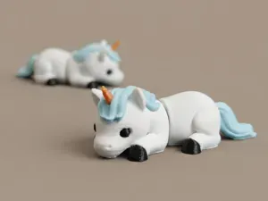 Flexi Unicorn Keychain