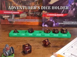Adventurer's Dice Holder - for DnD and any TTRPG