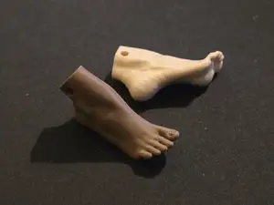 Human female foot model - pendant decoration