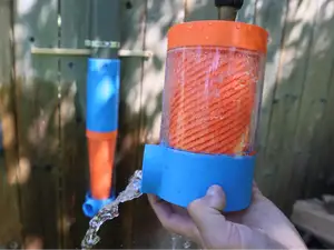 Self-cleaning rain water filter/water diverter V2