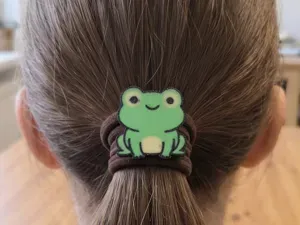Frosch Haargummi-Charm / Haar-Accessoire