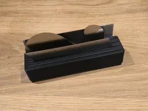 Gridfinity card scraper holder