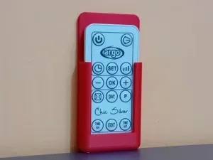 Wall-mounted remote control holder