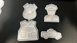 Police Cookie Cutters and Stamps