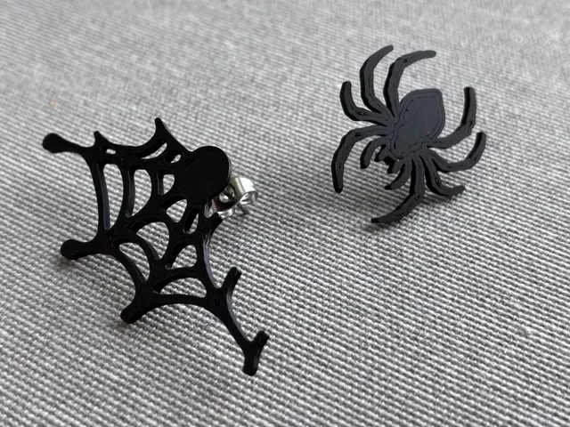 Cobweb Crawler Studs – Asymmetric Spider & Web — Фото 2 из 10