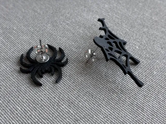 Cobweb Crawler Studs – Asymmetric Spider & Web — Фото 6 из 10