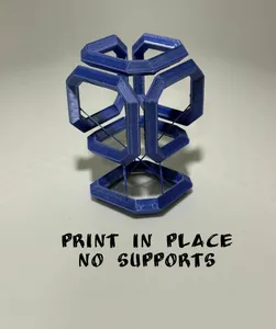 Tensegrity Infinity Cube (Print in place)