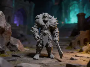 Gorvath Skullbound - Orc leader - DND stats incl.