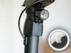 Electric bike AirTag mount