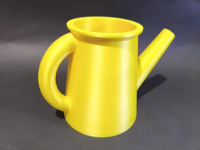 Vibrant Yellow 25cm 3D-Printed Watering Can — Фото 4 из 4