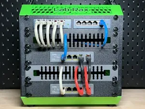 10 Zoll  1HE Kabelmanagement-Blende für Patchkabel