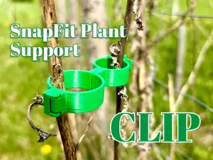 SnapFit Plant Support Clips for Garden Stakes