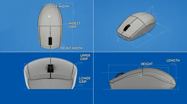 Z100s, Symmetric Wireless Mouse for Logitech G305 — Фото 2 из 7