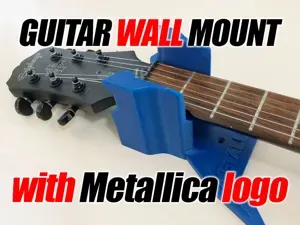 Guitar Wall Mount with Metallica Logo