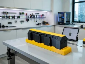 Dewalt 6 Slot Battery Wall Holder Organization