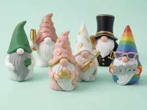 New Year and Silvester Gnomes decorative figures