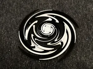 Flower Cosmos Yin Yang Birthed (Magnetic Brooch)