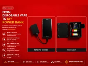 From Disposable Vape to DIY Power Bank