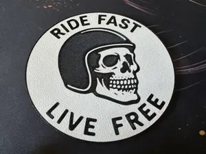 Coaster Sous verre Biker